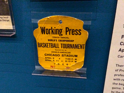 Press badge, 1948