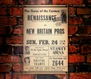 Vintage 1940s Basketball Promo Placard