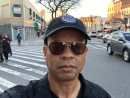 Claude Johnson on location in Brooklyn